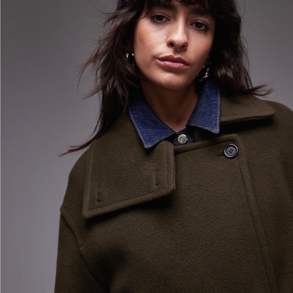 NWT Arket Oversized Belted Wool Trench Coat Size 0 - Picture 8 of 8